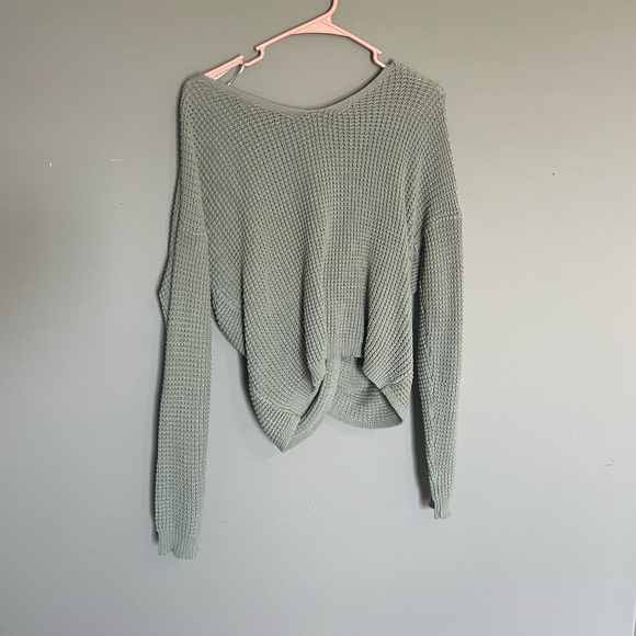 moon & madison Sweaters - Moon & Madison Twist Back Sweater